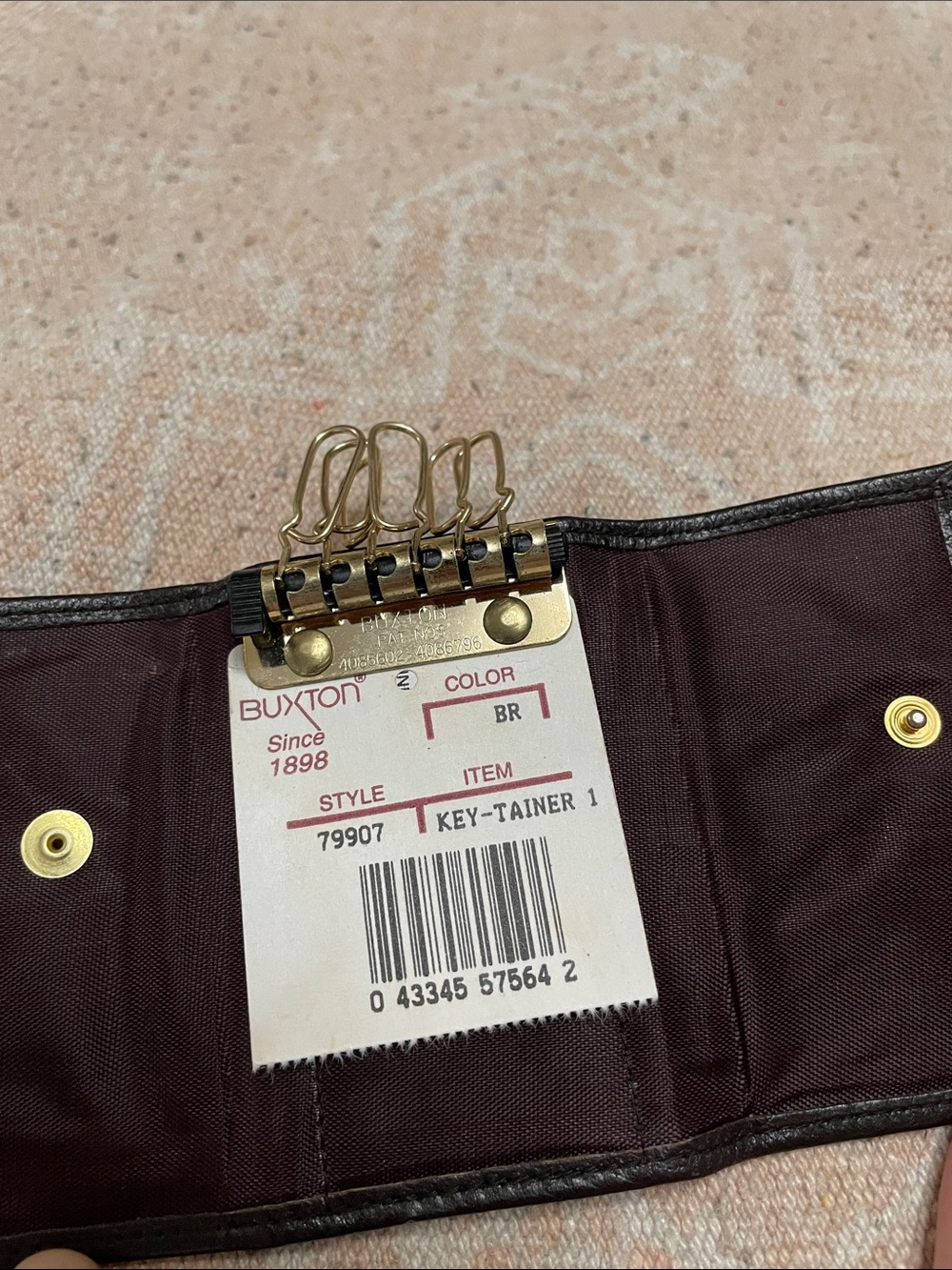 Vintage Buxton Keyholder